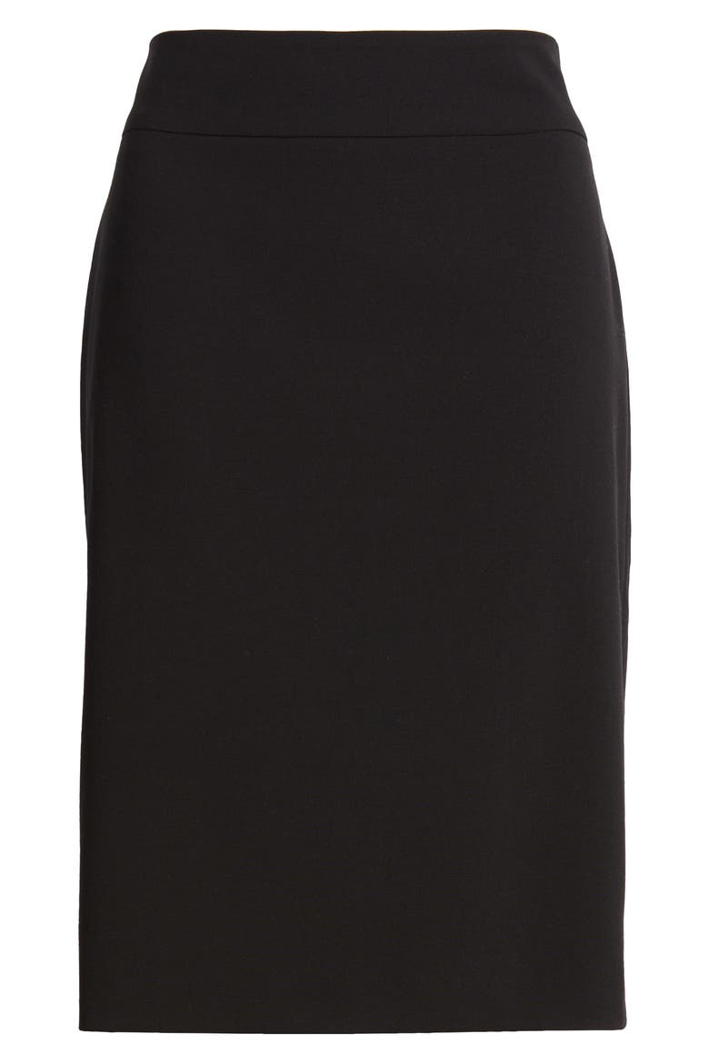 Sabre St Pencil Skirt, Alternate, color, ANNE BLACK