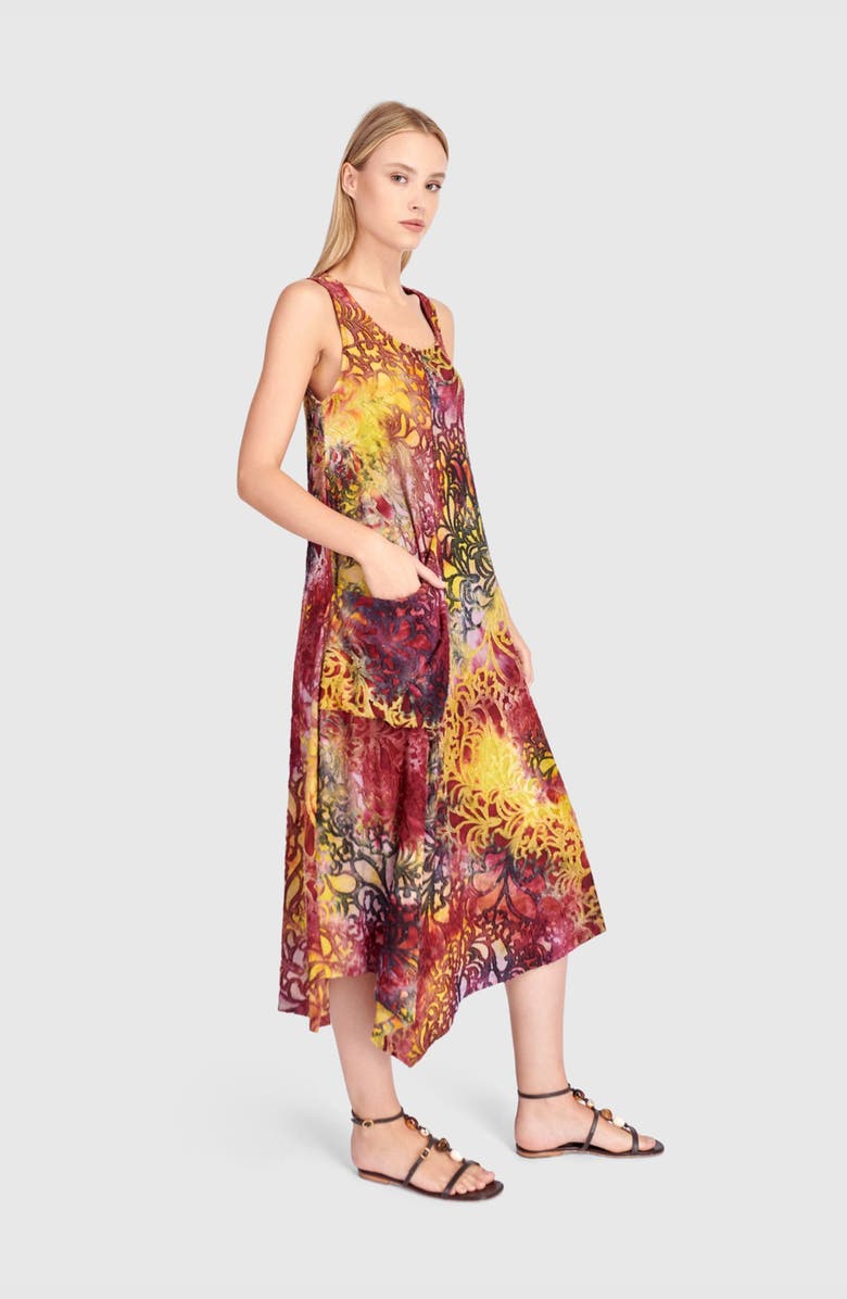 Alembika Cascade Tank Dress, Alternate, color, Mix