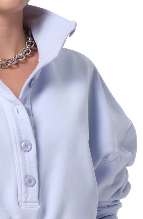 Citizen Of Humanity Citizens Of Humanity Mirelle Oversize Henley Sweatshirt In White