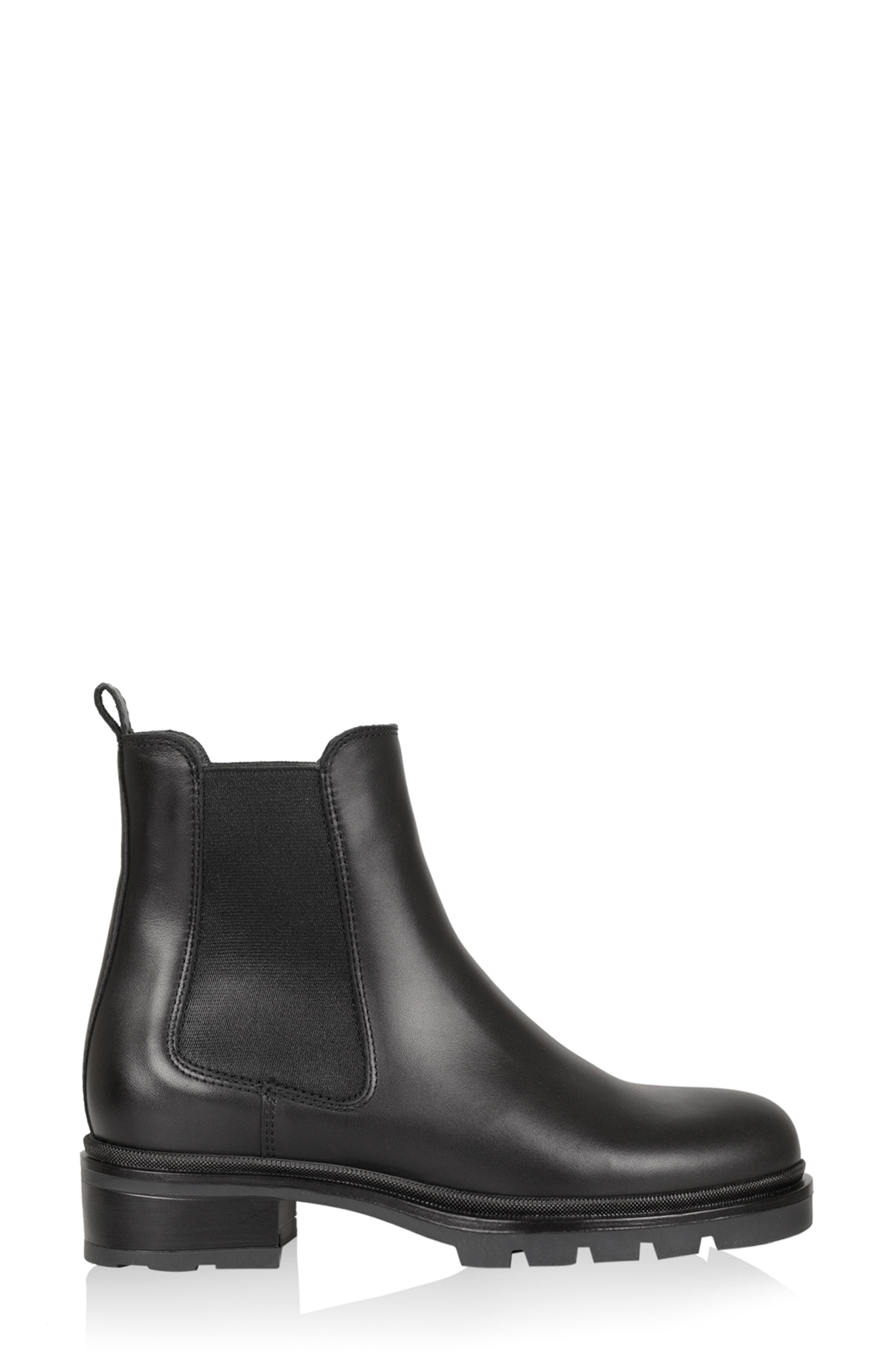 La Canadienne Sorento Waterproof Chelsea Boot, Alternate, color, Black Leather