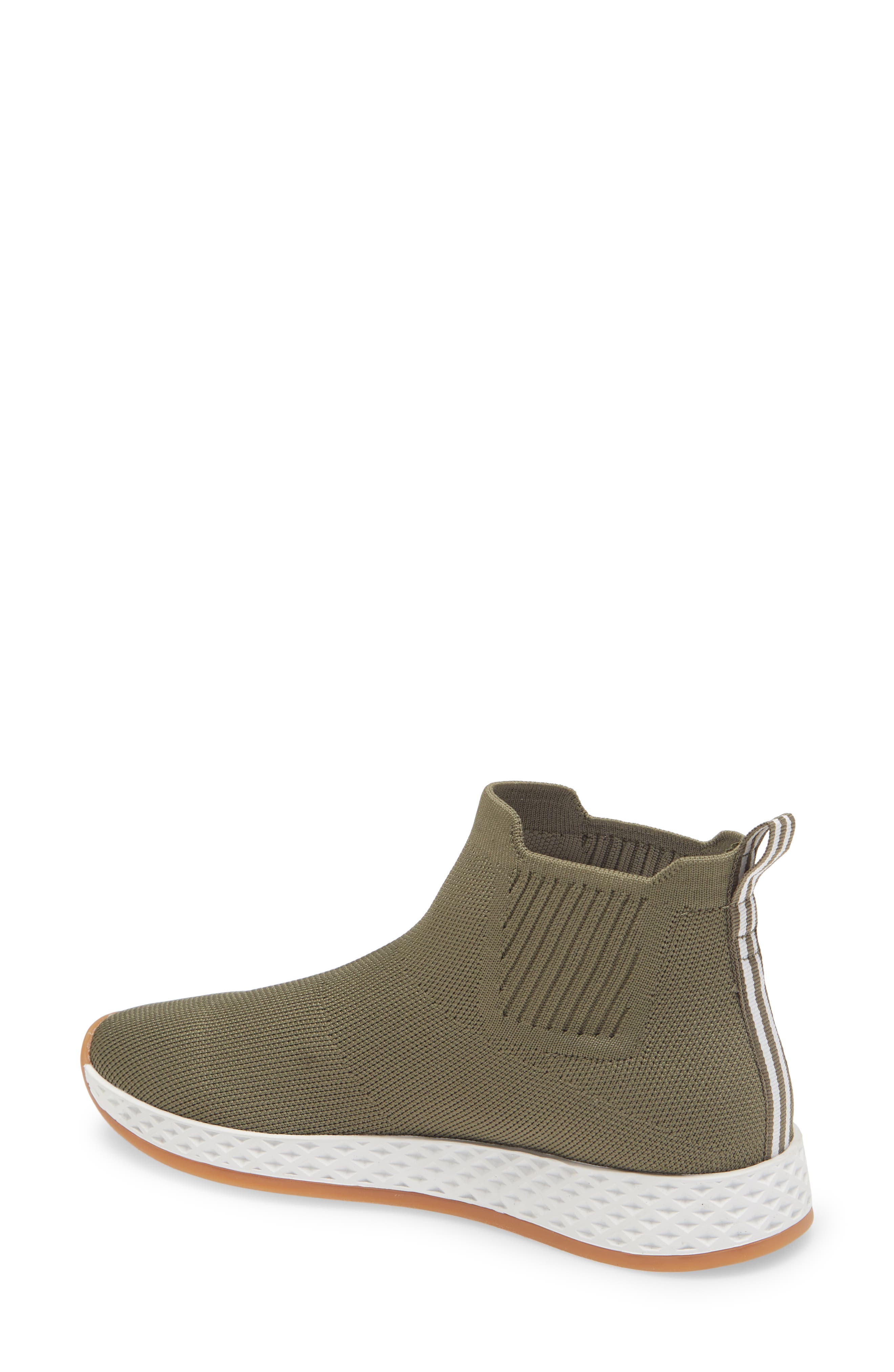 Teddy Knit Sneaker Boot, Alternate, color, KHAKI GREEN KNIT