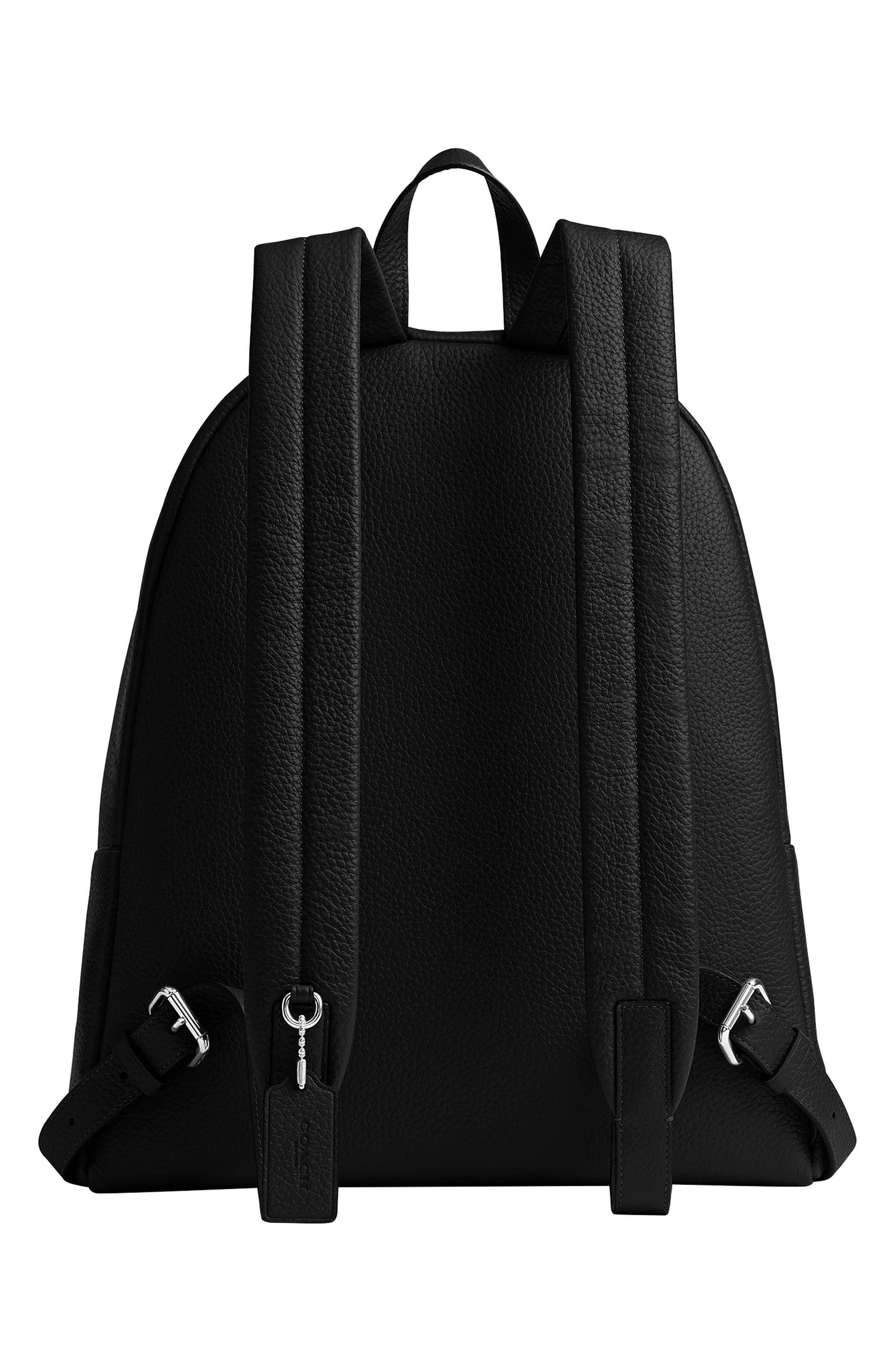 COACH Ridgewood Leather Backpack, Alternate, color, 