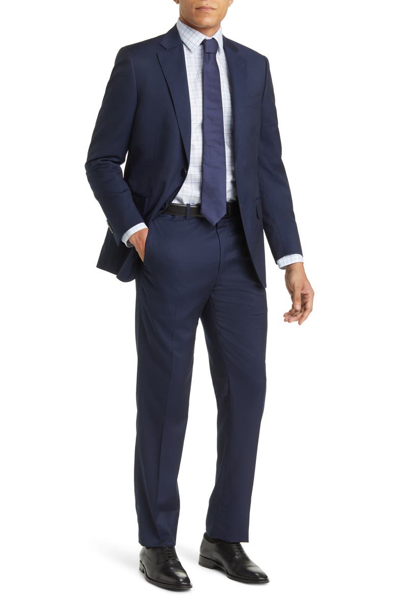 Peter Millar Tailored Fit Wool Suit, Main, color,