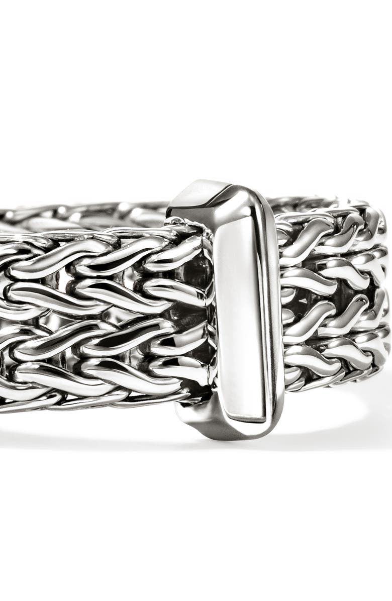 John Hardy Icon Ring, Alternate, color, Silver