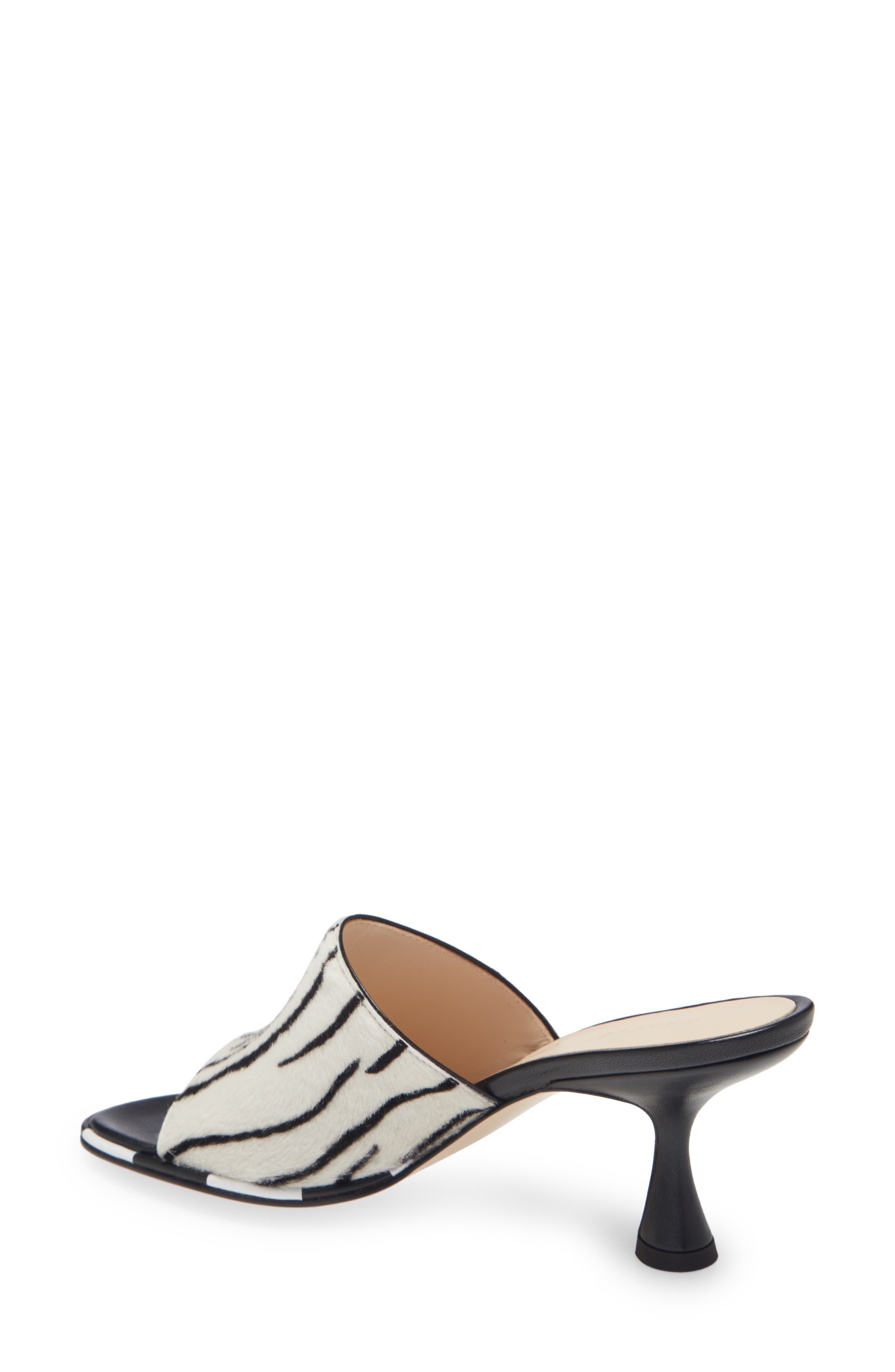 Wandler Agnes Genuine Calf Hair Slide Sandal, Alternate, color, 