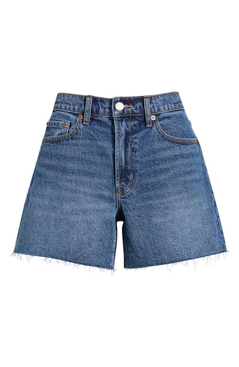 Pistola Kennedy Cutoff Denim Shorts, Main, color, Cityscape