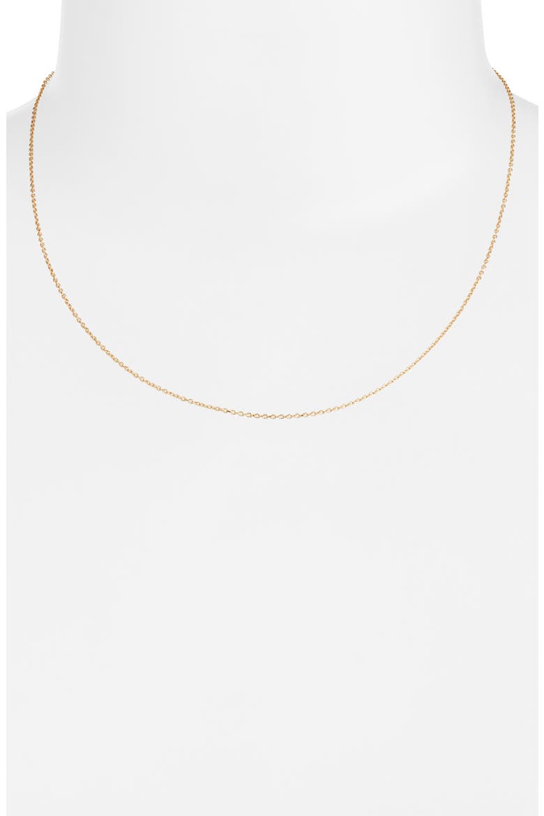 Cable Chain Necklace, Alternate, color, GOLD
