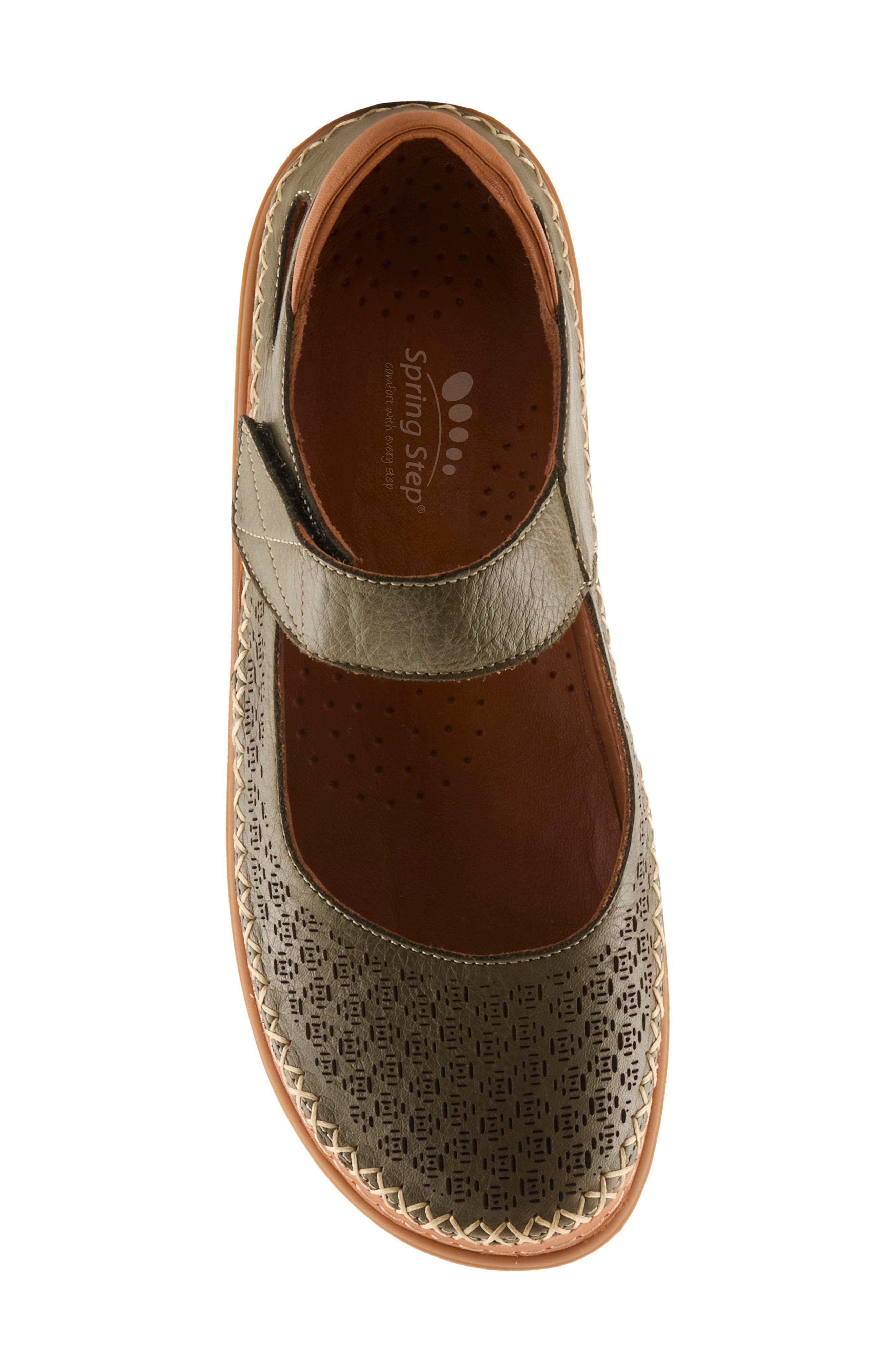 Janah Mary Jane Sneaker, Alternate, color, DARK OLIVE