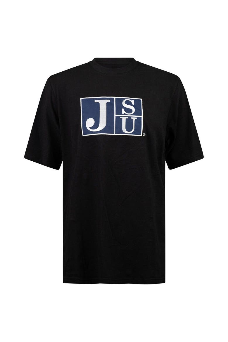 Men's FISLL Black Jackson State Tigers Applique T-Shirt, Alternate, color, Black