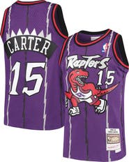 Mitchell & Ness Youth Mitchell & Ness Vince Carter Purple Toronto Raptors 1998/99 Hardwood Classics Swingman Throwback Jersey