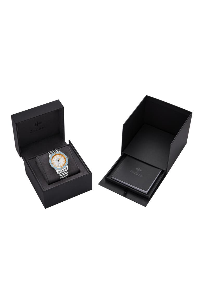 Compression Diver Automatic Stainless Steel Watch, 40mm, Alternate, color, SILVER