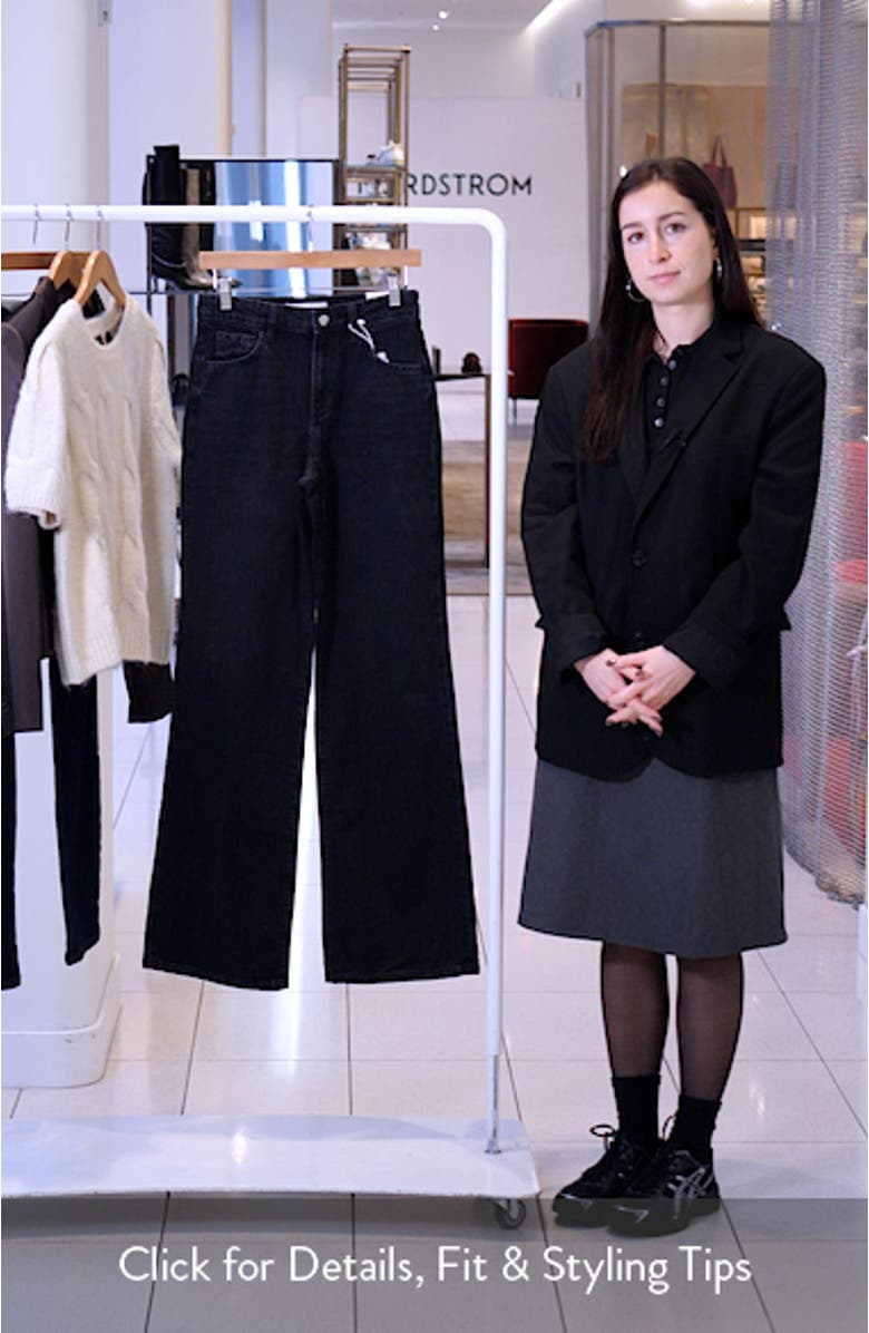 Danila High Waist Wide Leg Jeans, sales video thumbnail