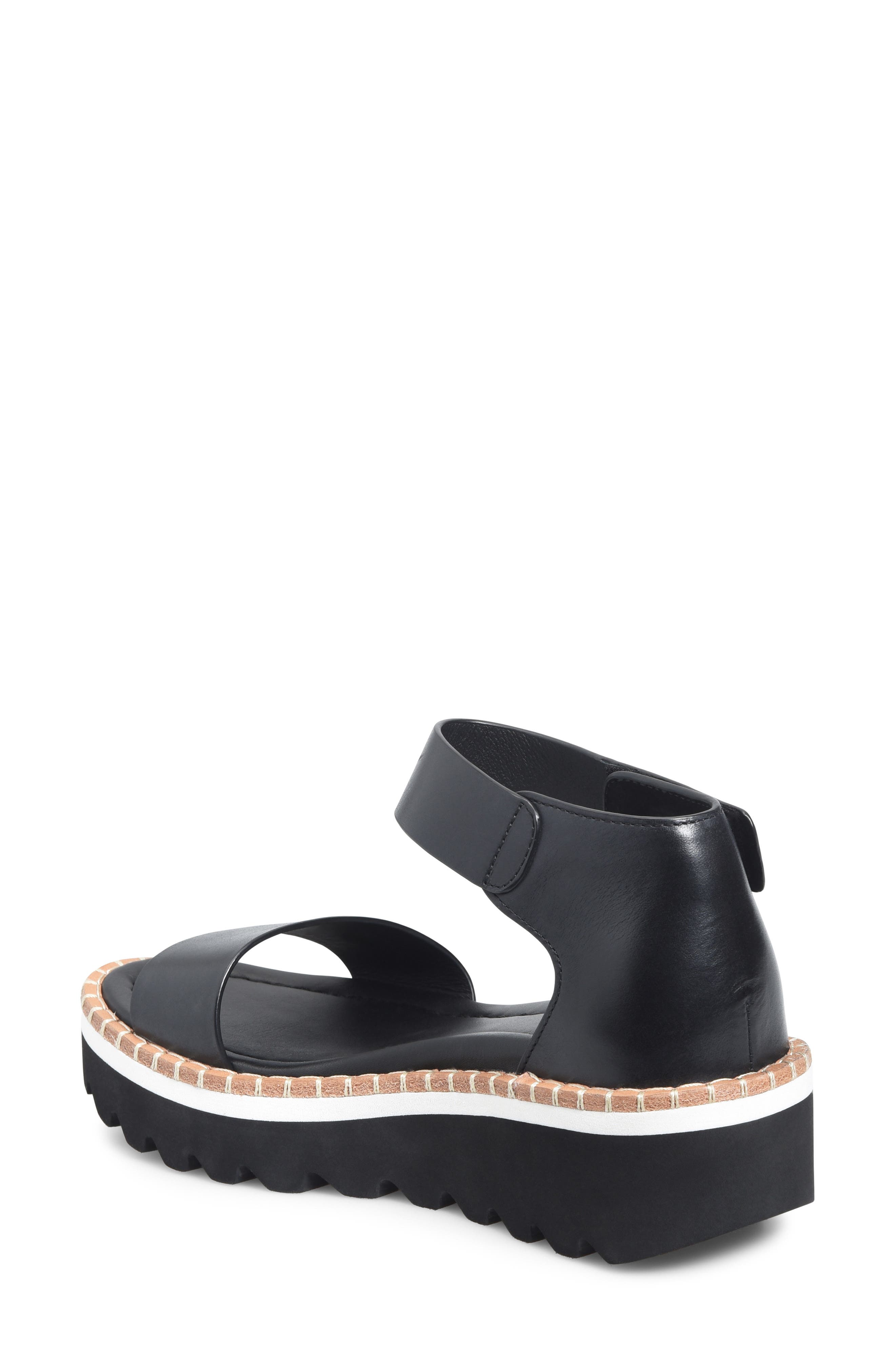 Söfft Ripley Ankle Strap Platform Wedge Sandal, Alternate, color, 