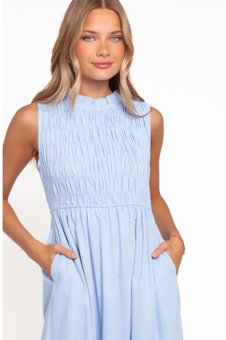 Lanna Smocked Sundress, Alternate, color, BLUE