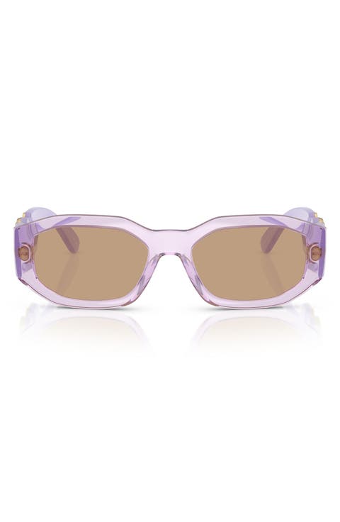 Biggie 53mm Round Sunglasses