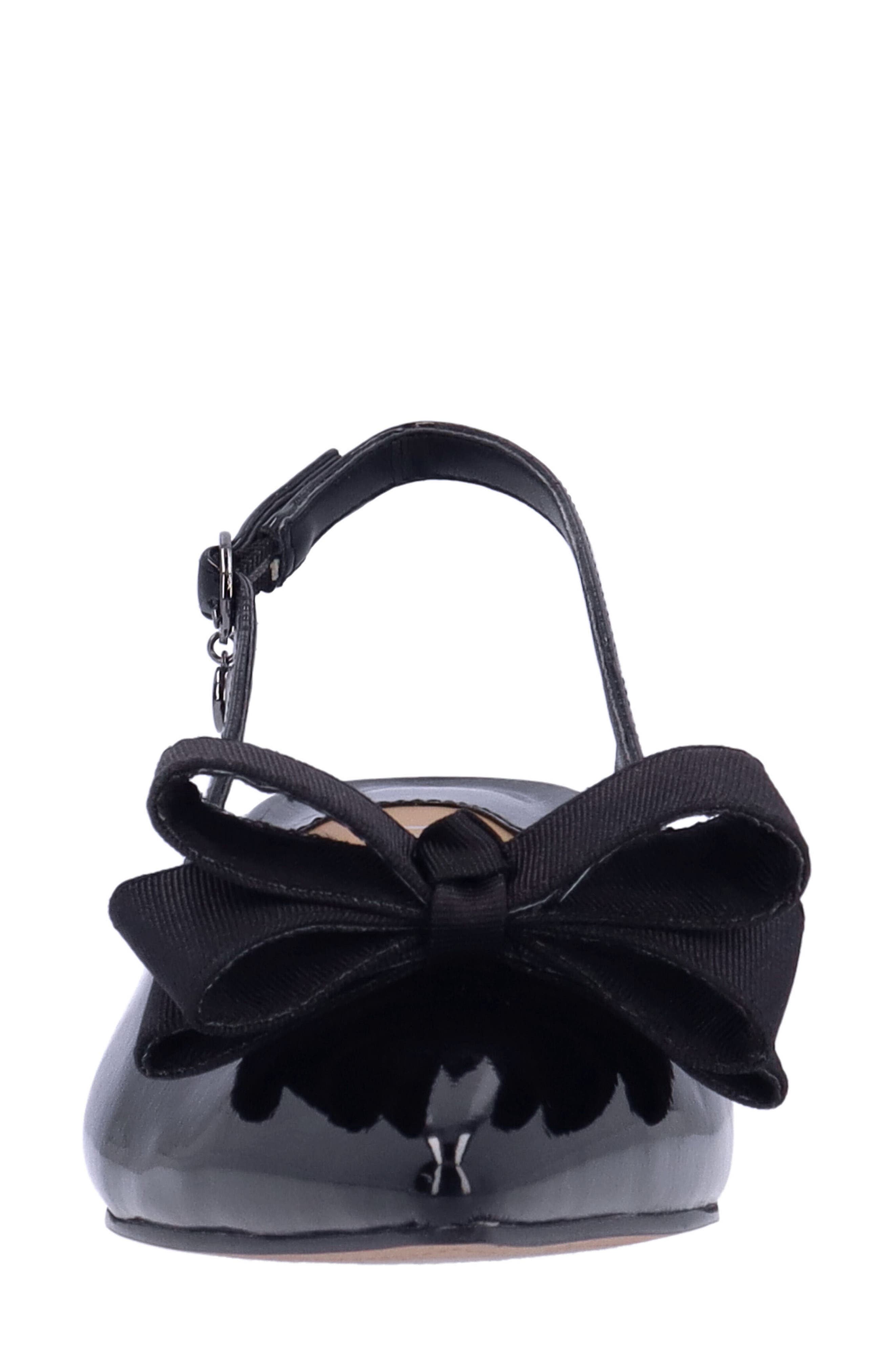 J. Reneé Kimma Slingback Pointed Toe Pump, Alternate, color, Black