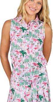 Kenny Flowers The Masters of Leisure - Ladies Sleeveless Golf Polo