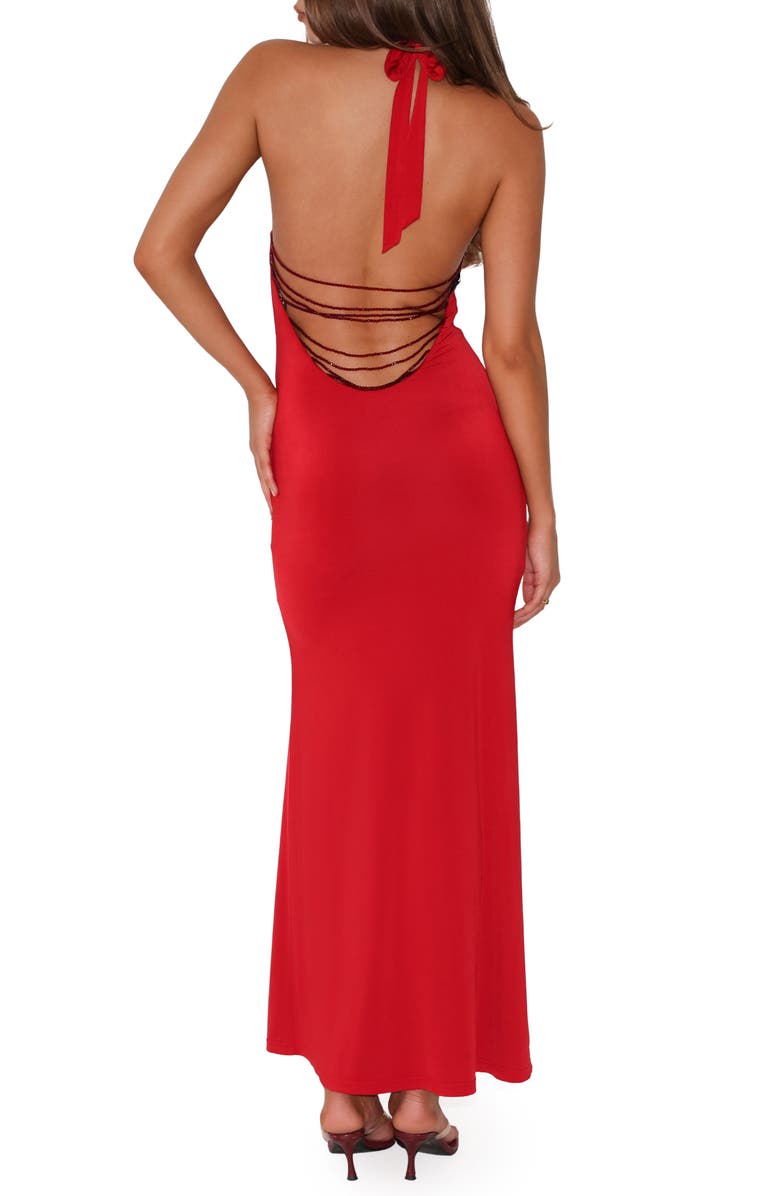 Tiger Mist Solyne Plunge Neck Maxi Dress, Alternate, color, 