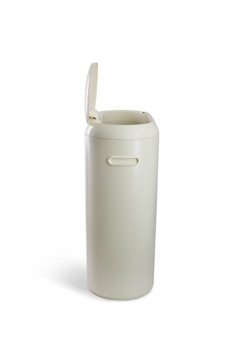 13 Gallon Automatic Hands Free Round Top Trash Can, Alternate, color, Off-White