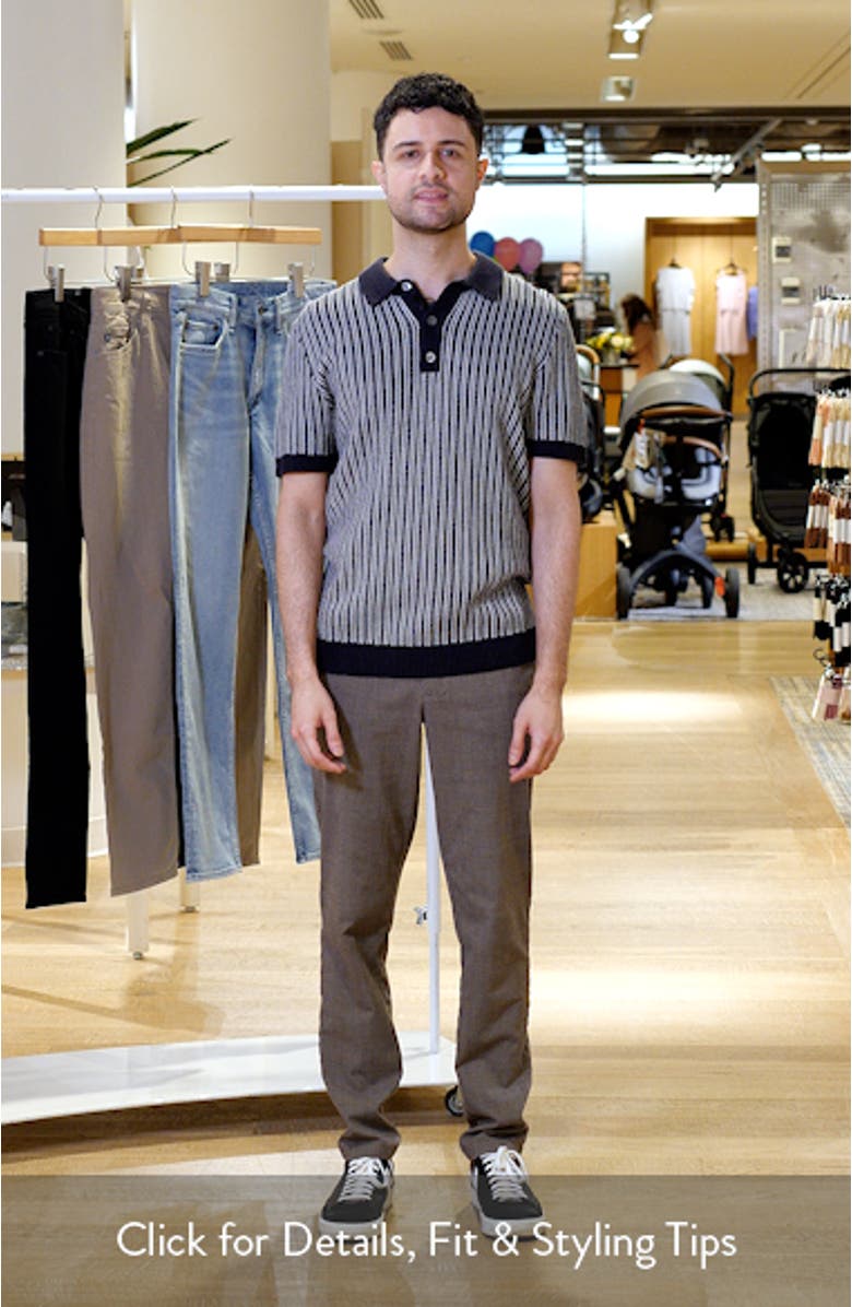 Royce Stripe Knit Polo, sales video thumbnail