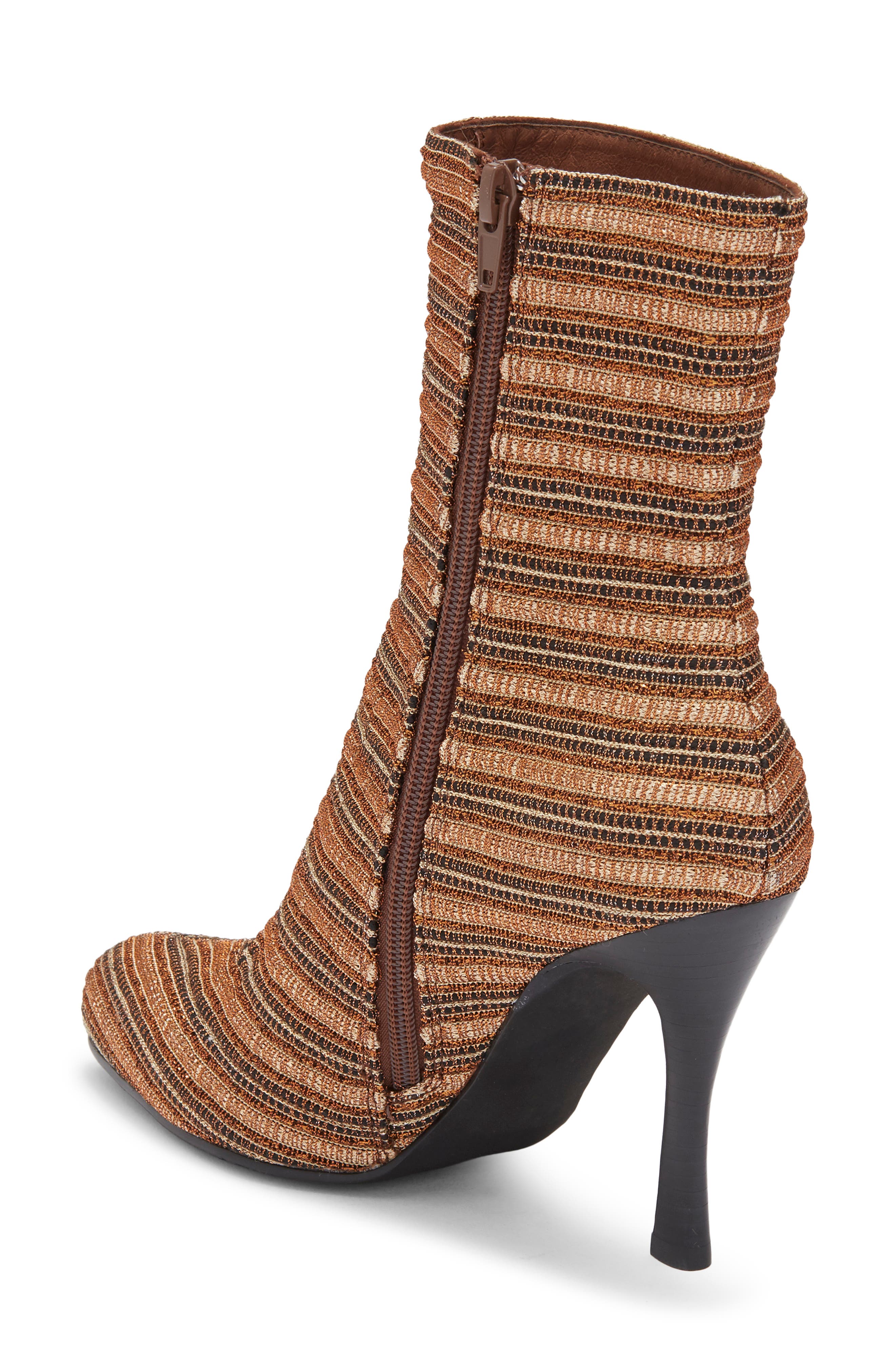 Jeffrey Campbell Weaver Boot, Alternate, color, Copper Brocade