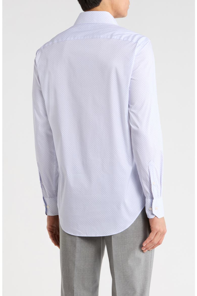 Slim Fit Advanced Tech Stretch Dress Shirt, Alternate, color, PINK MULTI