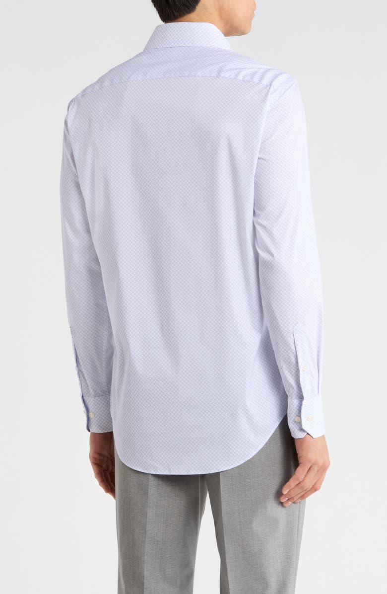 Ted Baker London Slim Fit Advanced Tech Stretch Dress Shirt, Alternate, color, Pink Multi