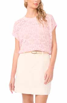 Pointelle Crewneck Sweater