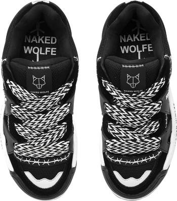 スニーカー NAKED WOLFE Slider White Black Naked Wolfe Slider Sneakers | Saks Fifth Avenue