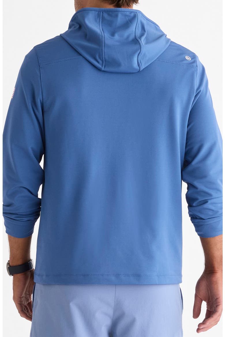 Clubhouse Performance Hoodie, Alternate, color, AMERICANA MOONSHINE