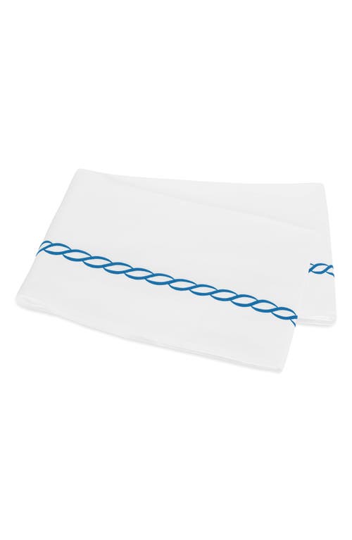 Matouk Classic Chain Cotton Percale Flat Sheet