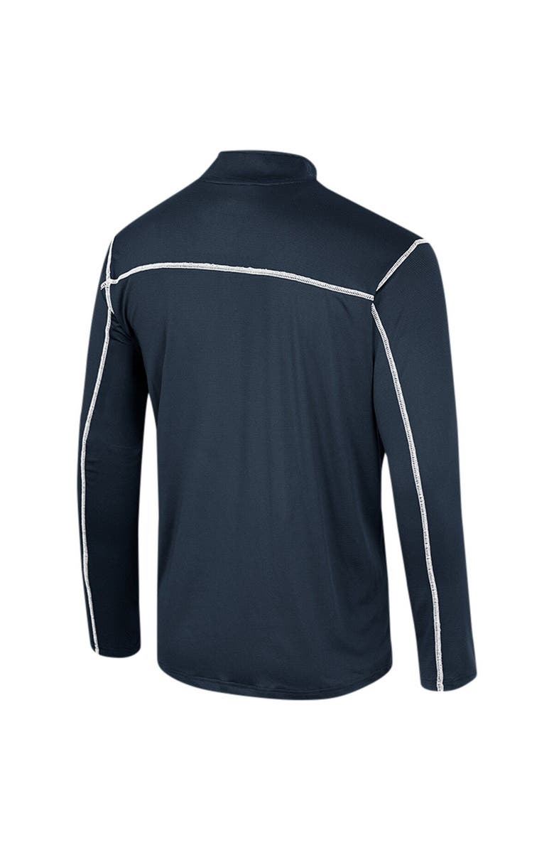 COLOSSEUM Men's Colosseum Navy Georgetown Hoyas Cameron Quarter-Zip Windshirt, Alternate, color, Navy