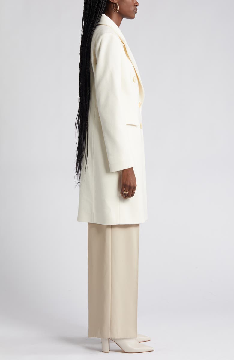 Fleurette Double Breasted Cashmere Coat, Alternate, color, Apple