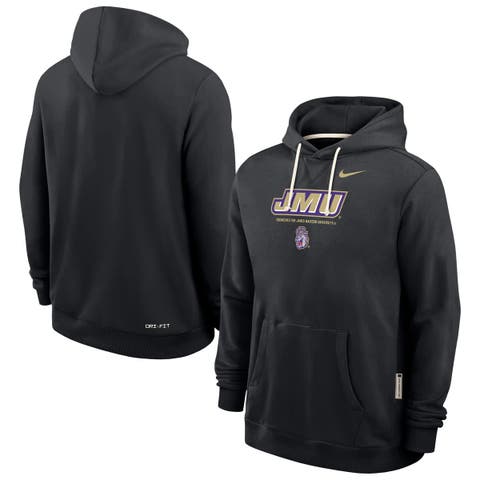 Men's Nike Black James Madison Dukes 2025 Sideline Dri-FIT Hoodie