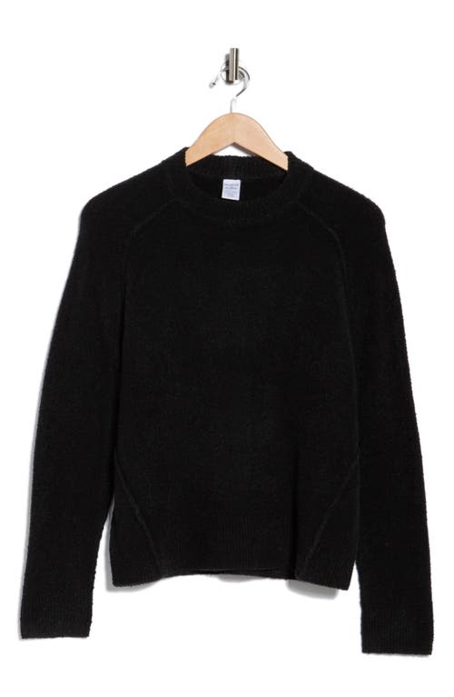 Melrose And Market Raglan Crewneck Sweater In Black