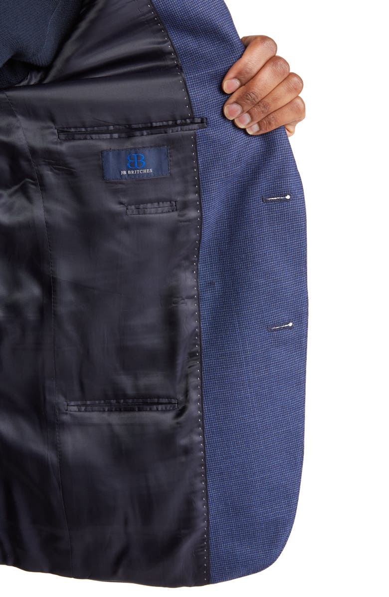 JB Britches Microcheck Wool Sport Coat, Alternate, color, 