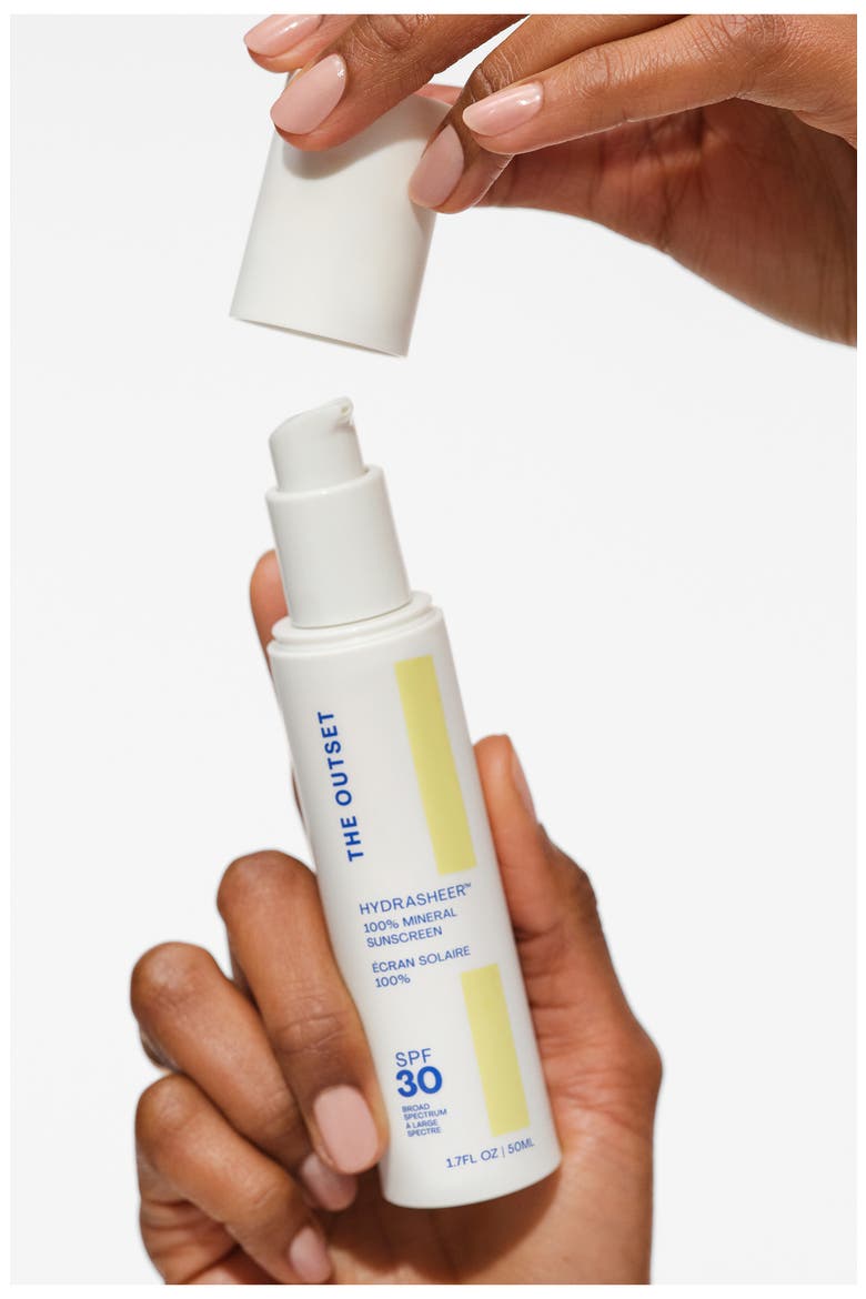 Hydrasheer 100% Mineral Sunscreen with Snow Mushroom, Alternate, color, NO COLOR