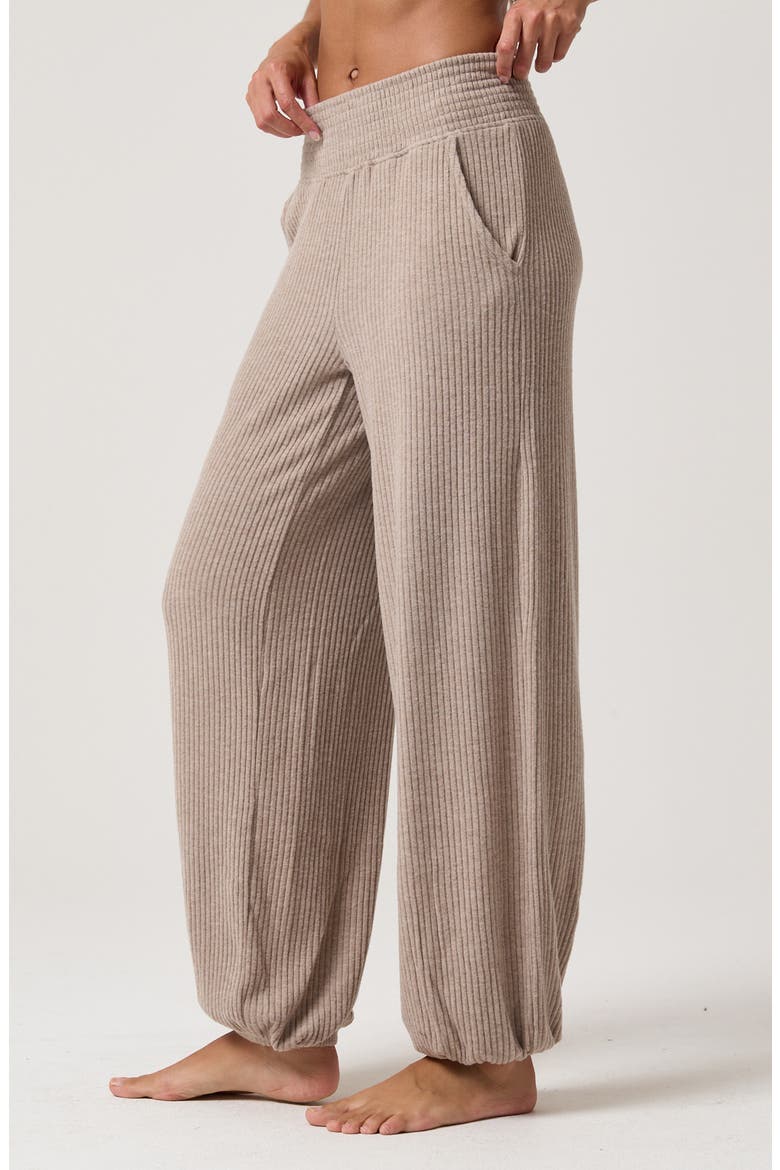 Lena Rib Joggers, Alternate, color, HTR OAT