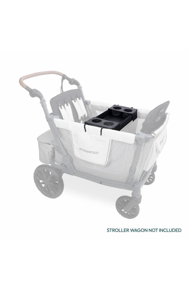 WonderFold Flex Snack Tray for L4 Wagon, Alternate, color, Black