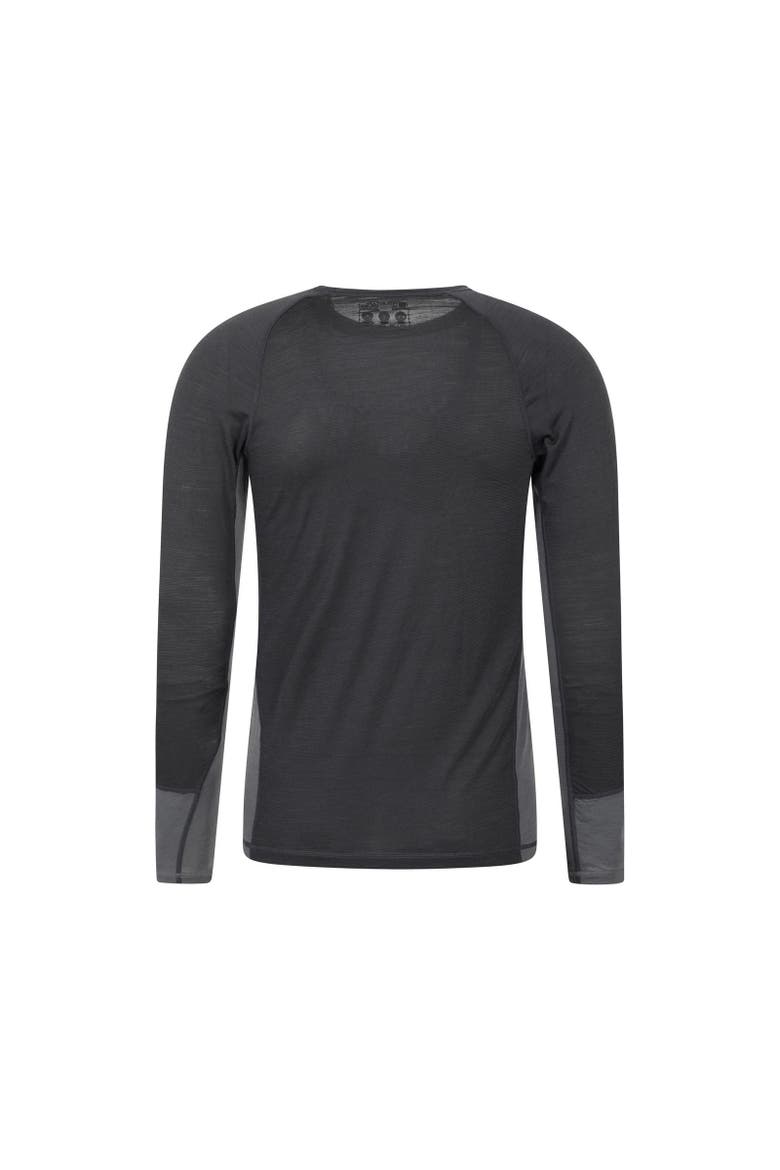 Long-sleeved Base Layer Top, Alternate, color, Charcoal