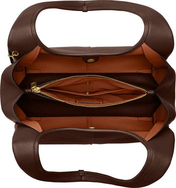 Lana Polished Pebble Leather Shoulder Bag