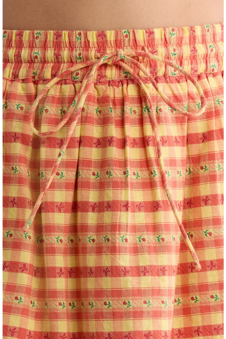 Cosette Rara Tiered Organic Cotton Midi Skirt, Alternate, color, ORANGE