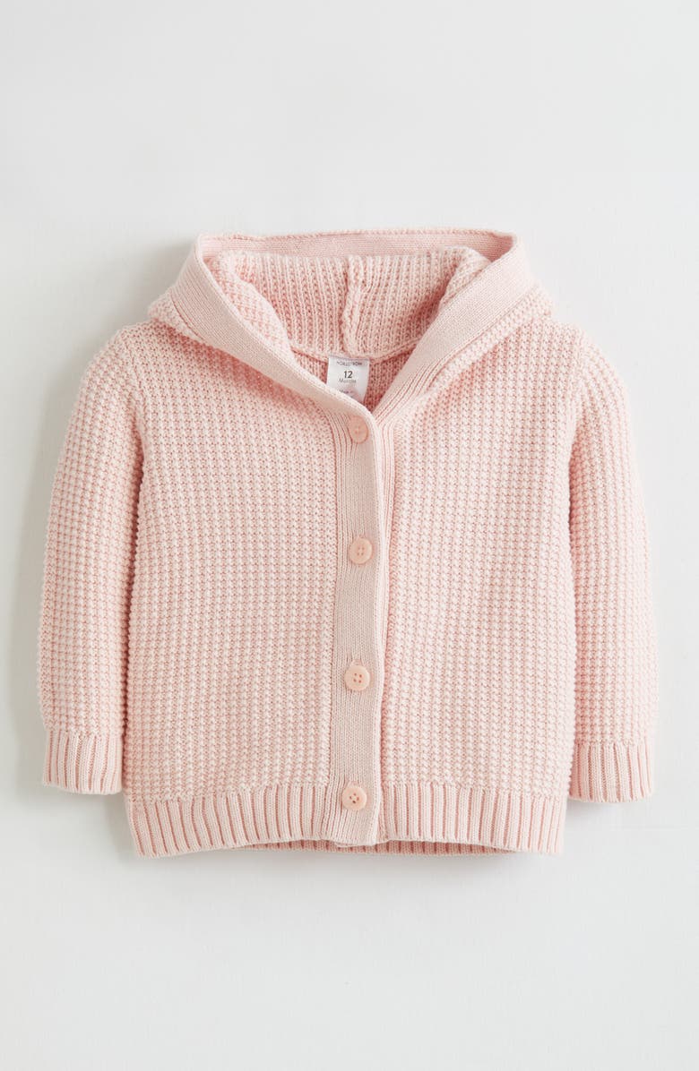 Nordstrom Hooded Cotton Cardigan, Main, color,