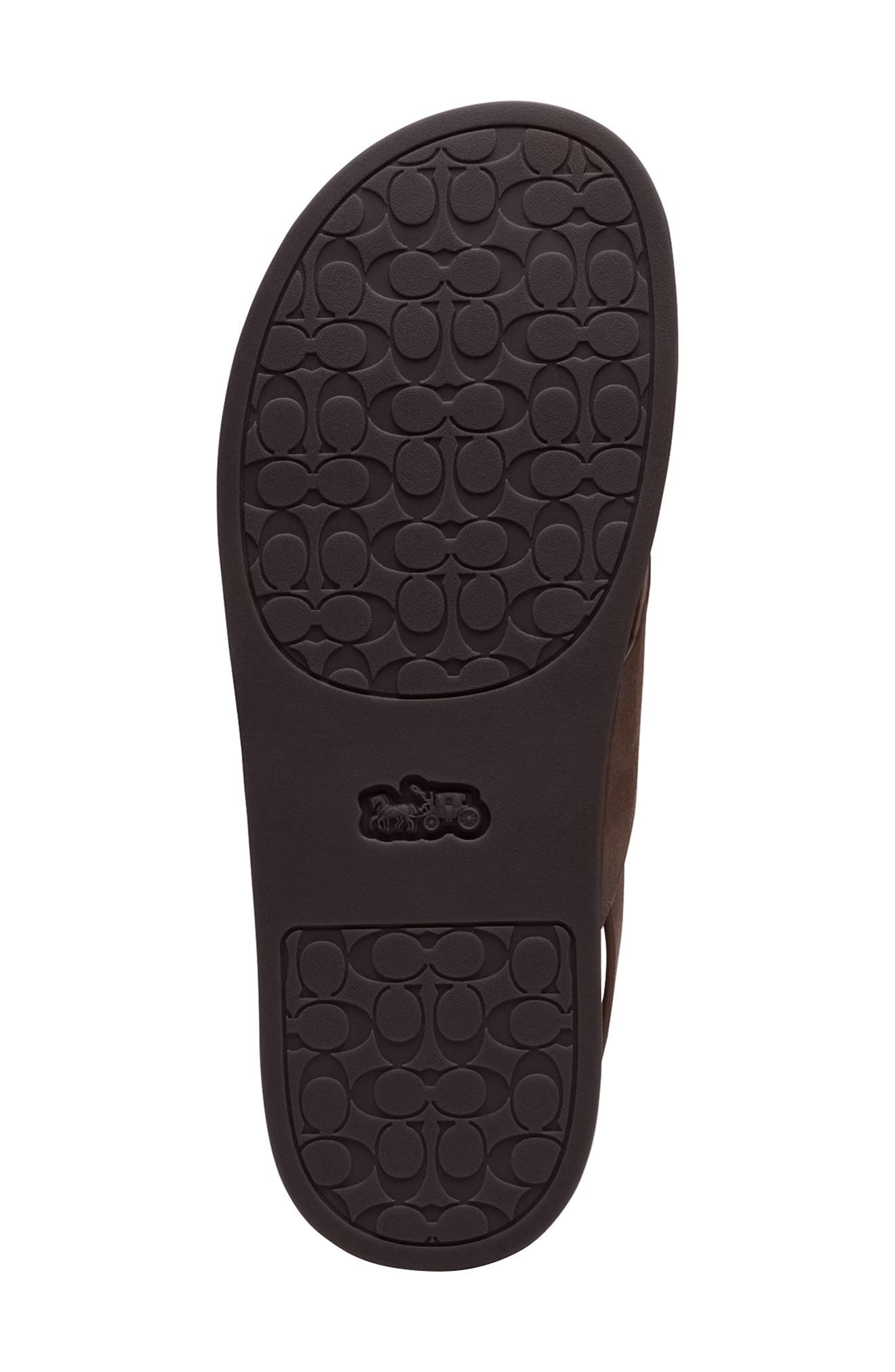 Sculpted C Slingback Sandal, Alternate, color, CHOCOLATE