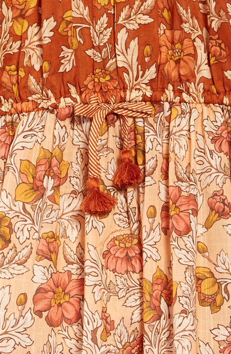 Zimmermann Kids' Andie Spliced Floral Cotton Dress, Alternate, color, 