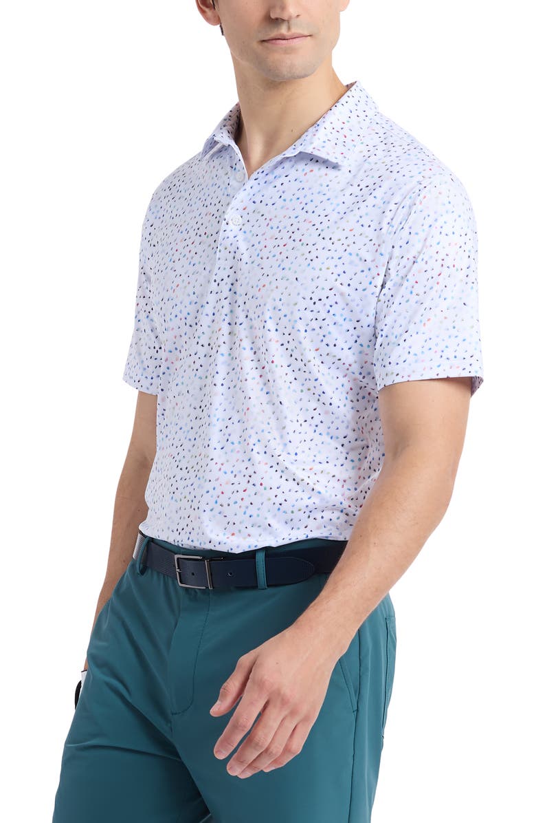 Robert Graham Bayridge Knit Polo, Alternate, color, White