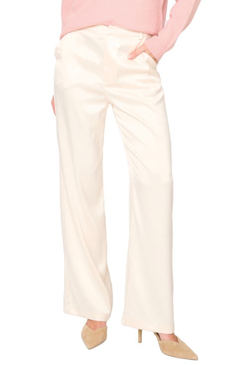 Lindsey Wide Leg Satin Pants