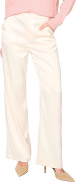 GIBSONLOOK Lindsey Wide Leg Satin Pants
