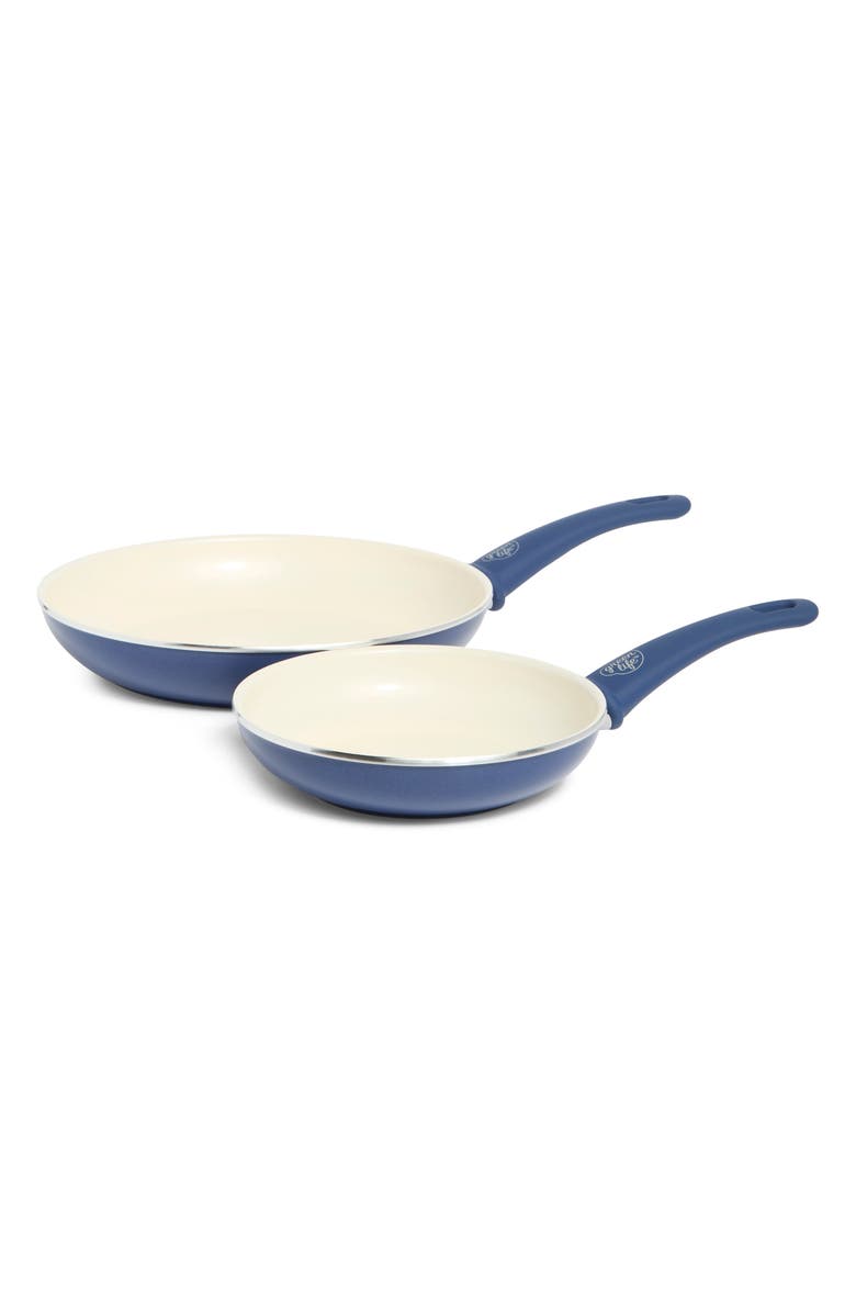 GreenPan Soft Grip Set of 2 Fry Pans, Main, color,