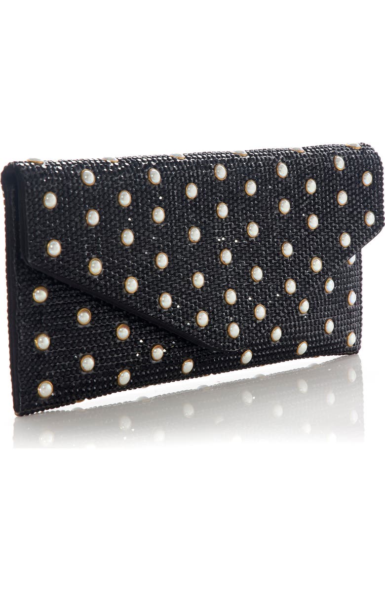 JUDITH LEIBER COUTURE Beaded Envelope Clutch, Alternate, color,